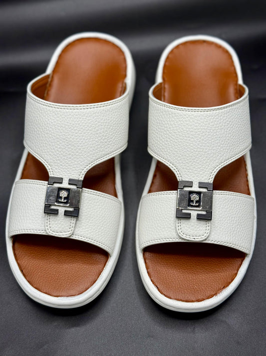 Arabic White Dotted (Medicated Slipers)