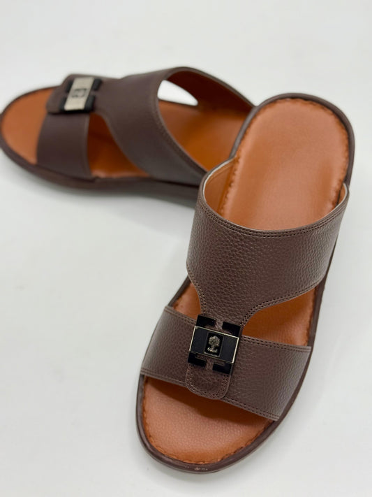 Arabic Brown Dotted (Medicated Slipers)