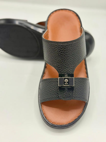Arabic Black Dotted (Medicated Slipers)