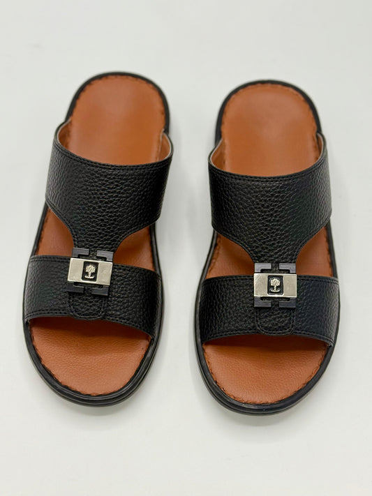 Arabic Black Dotted (Medicated Slipers)