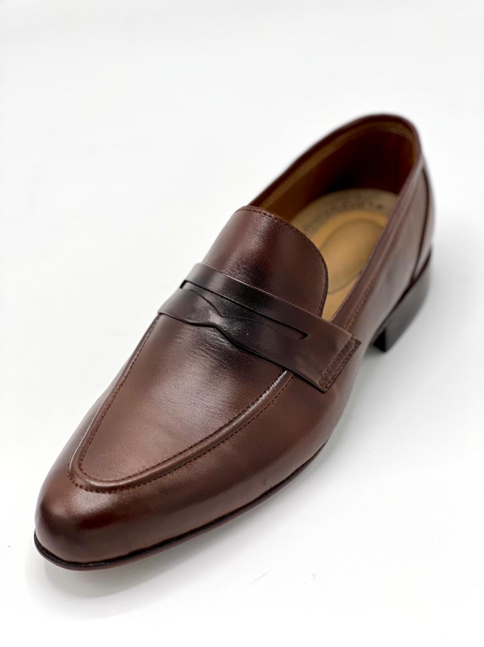 Plain Brown Handmade Leather shoes