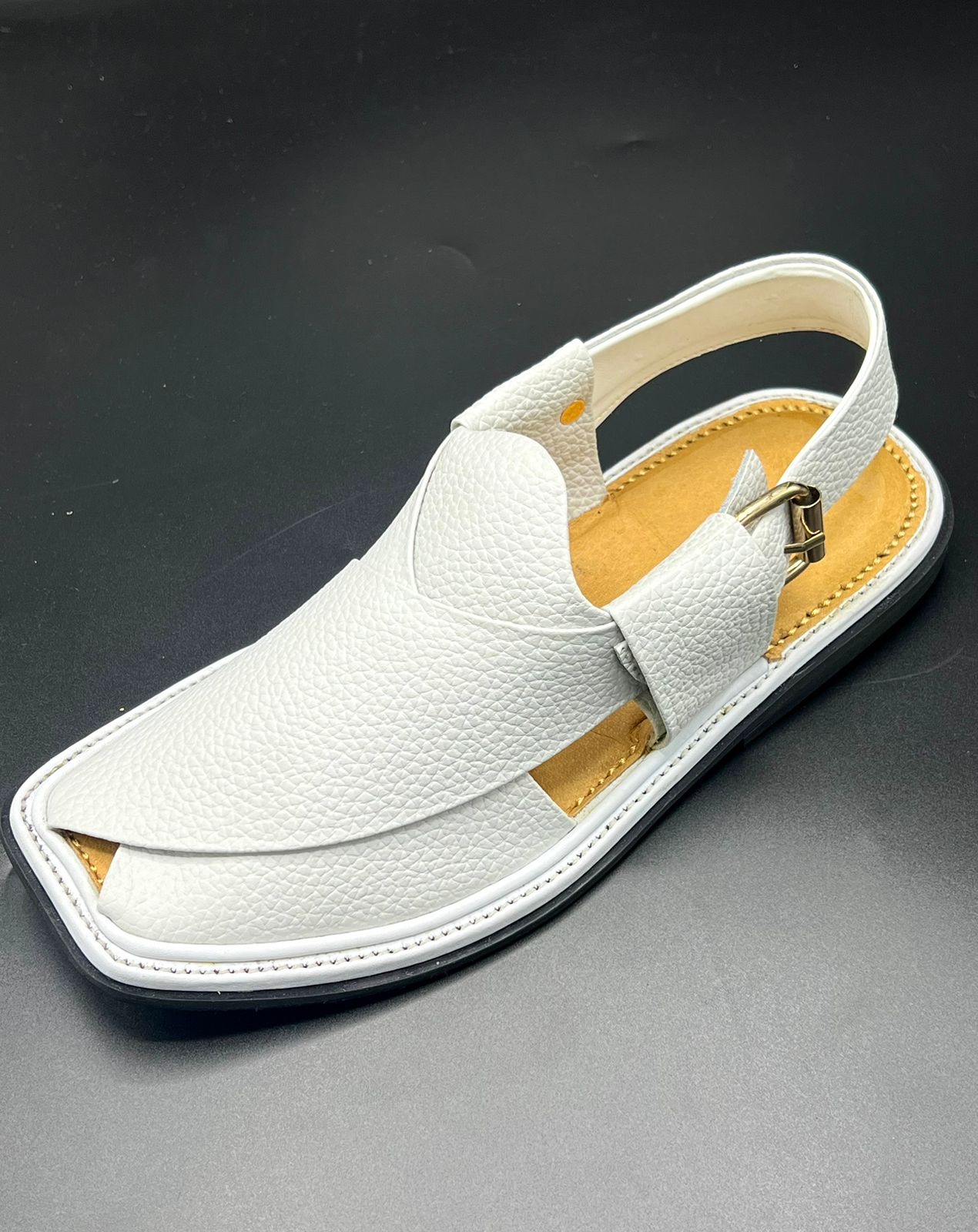 Smart Zalmi white dot leather