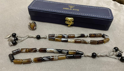Sulimani  Aqeeq With Men's Ring