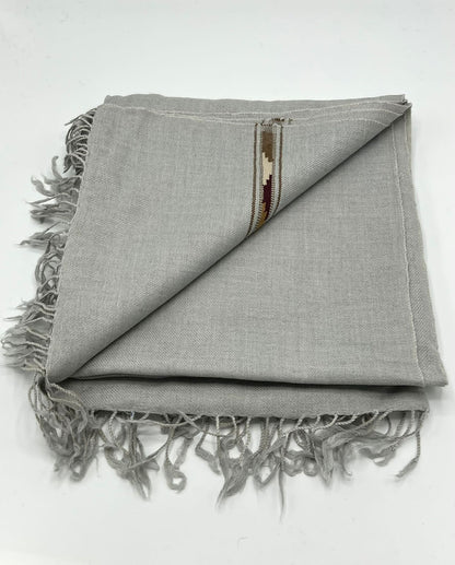 Australian sahidar gray shawl (handmade and woolen light weight)