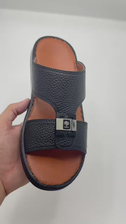 Arabic Black Dotted (Medicated Slipers)