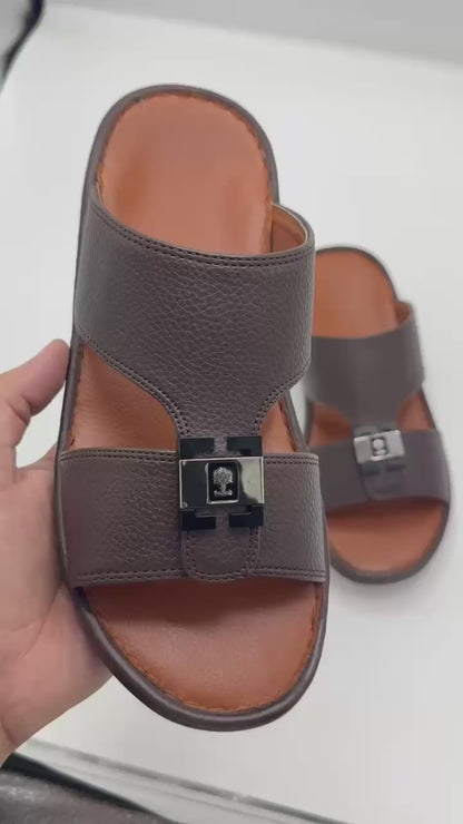 Arabic Brown Dotted (Medicated Slipers)