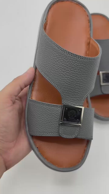 Arabic Gray Dotted (Medicated Slipers)