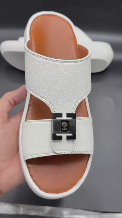 Arabic White Dotted (Medicated Slipers)