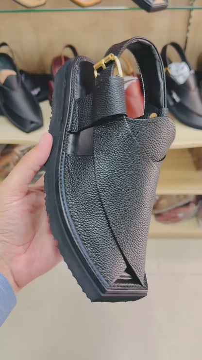 Air Kaptan Black Dotted (medicated sole)